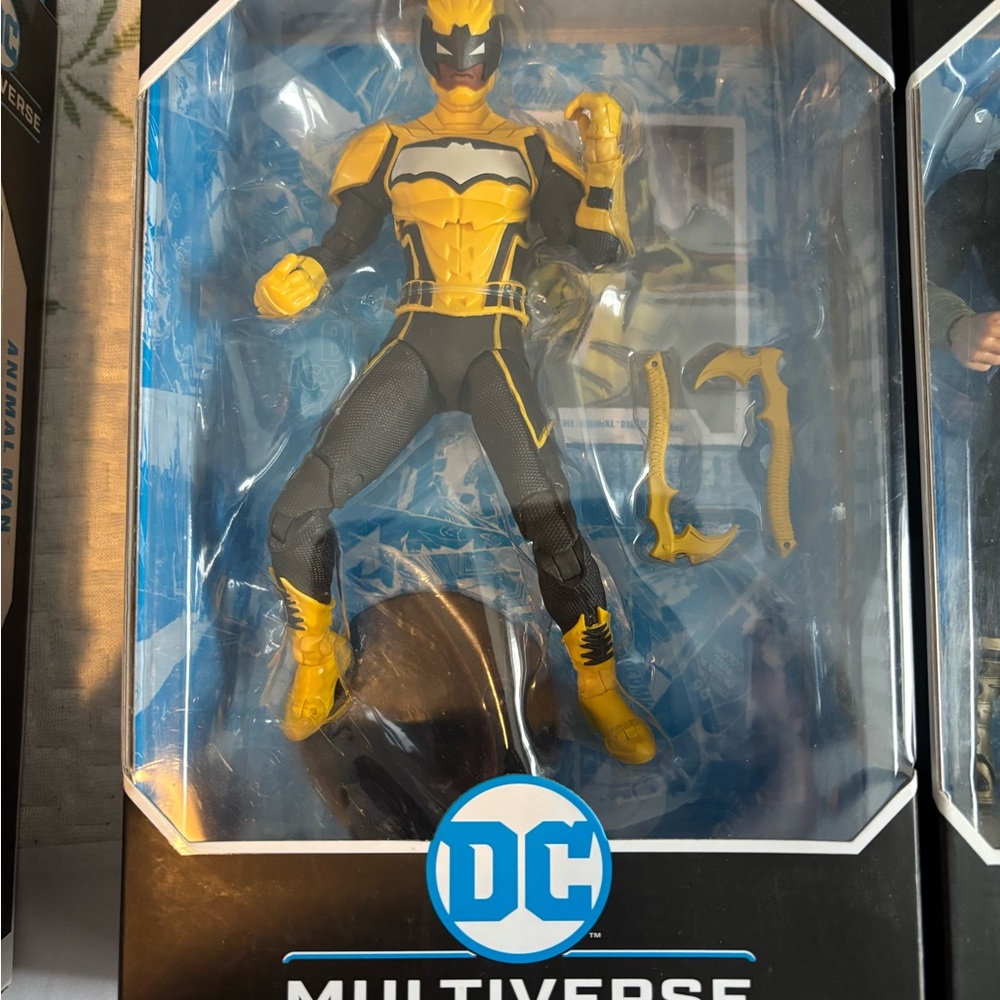 DC Multiverse Action Figure with Yellow and Black Suit